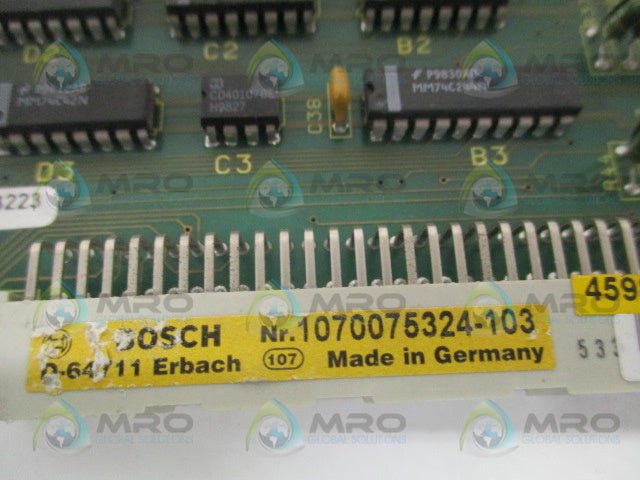 BOSCH 1070075324-103 INPUT MODULE *NEW NO BOX*