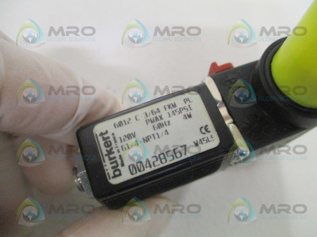 BURKERT 428567X 6012C3/64 PNEUMATIC FLOW SENSOR *NEW IN BOX*