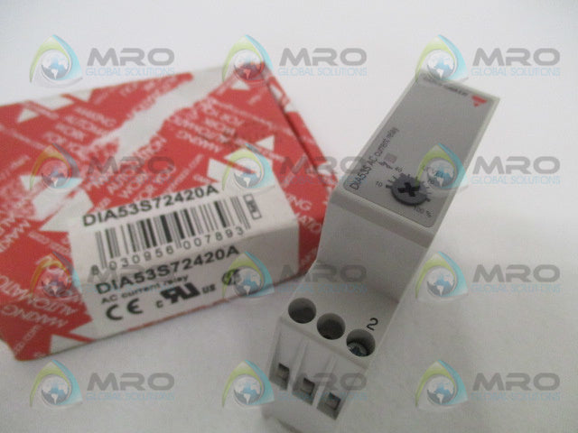 CARLO GAVAZZI DIA53S72420A AC CURRENT RELAY *NEW IN BOX*