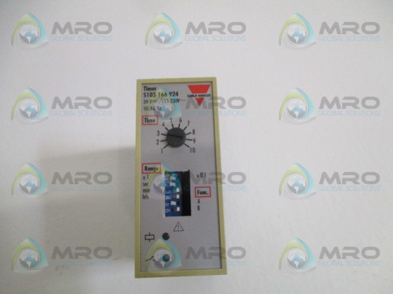 CARLO GAVAZZI S103166924 TIMER *USED*