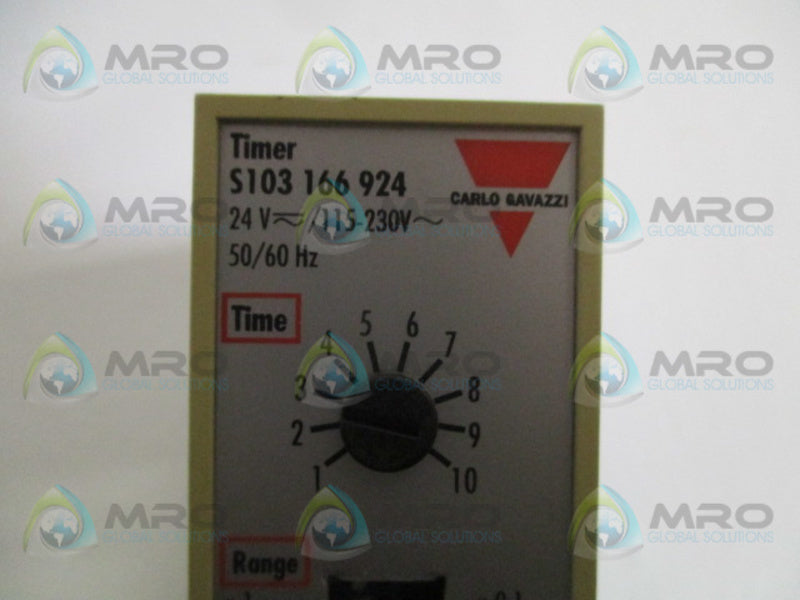 CARLO GAVAZZI S103166924 TIMER *USED*