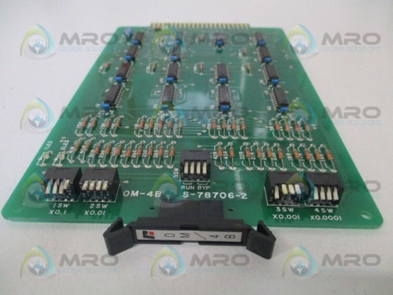 RELIANCE ELECTRIC OM/4B S-78706-2 CIRCUIT BOARD *NEW IN BOX*