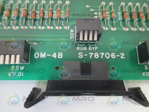 RELIANCE ELECTRIC OM/4B S-78706-2 CIRCUIT BOARD *NEW IN BOX*