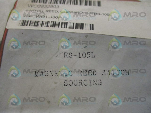 CLIPPARD RS-105L REED SWITCH *NEW IN FACTORY BAG*