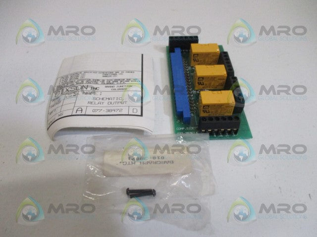 DIXSON 032-38067B RELAY OPTION BOARD *NEW NO BOX*