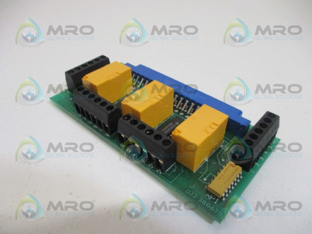 DIXSON 032-38067B RELAY OPTION BOARD *NEW NO BOX*