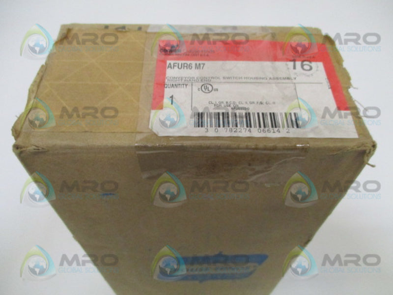 CROUSE-HINDS AFUR6M7 CONVEYOR CONTROL SWITCH HOUSING ASSEMBLY *NEW IN BOX*