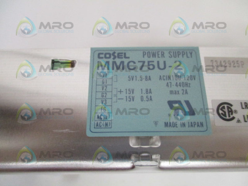 COSEL MMC75U-2 POWER SUPPLY *NEW IN BOX*