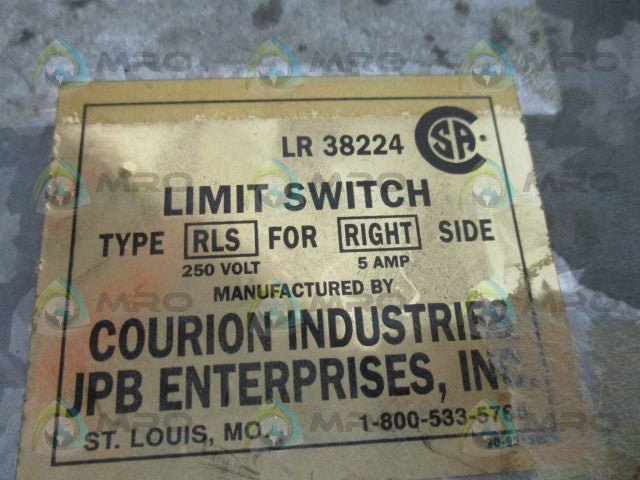 COURION RLS LIMIT SWITCH  *USED*