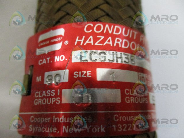 CROUSE-HINDS ECGJH38 EXPLOSION-PROOF FLEXIBLE COUPLING *NEW NO BOX*