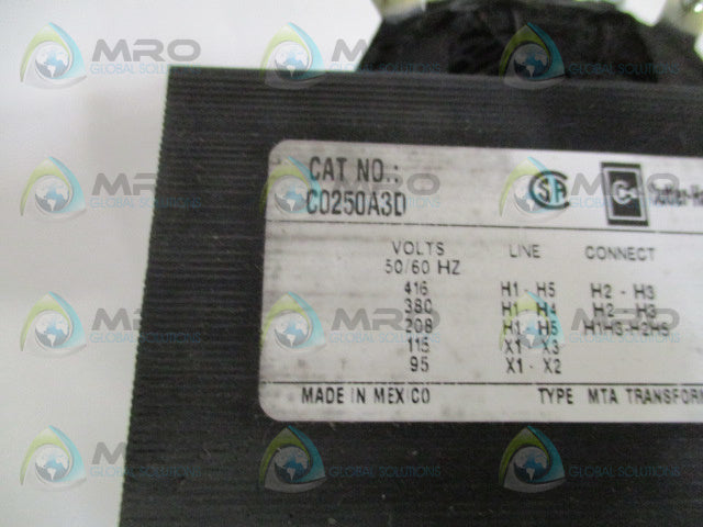 CUTLER HAMMER C0250A3D CONTROL TRANSFORMER *NEW IN BOX*