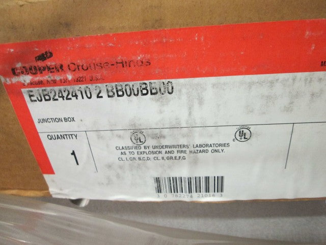 CROUSE HINDS EJB242410 Junction Box NSFP * GENUINE * Cooper