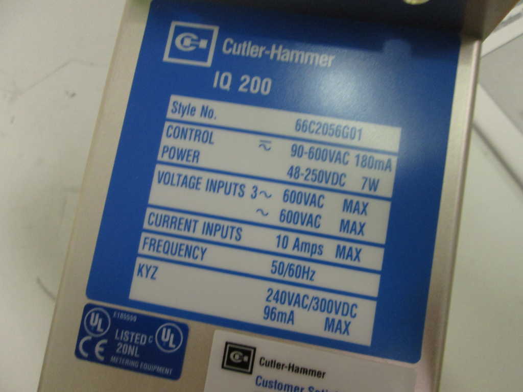 Cutler Hammer IQ220TRAN NSFP * GENUINE * Eaton Westinghouse