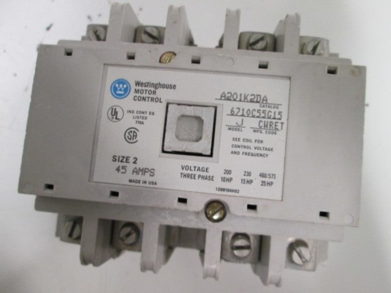 Cutler Hammer A201K2DA NSFP ** GENUINE ** Eaton Westinghouse