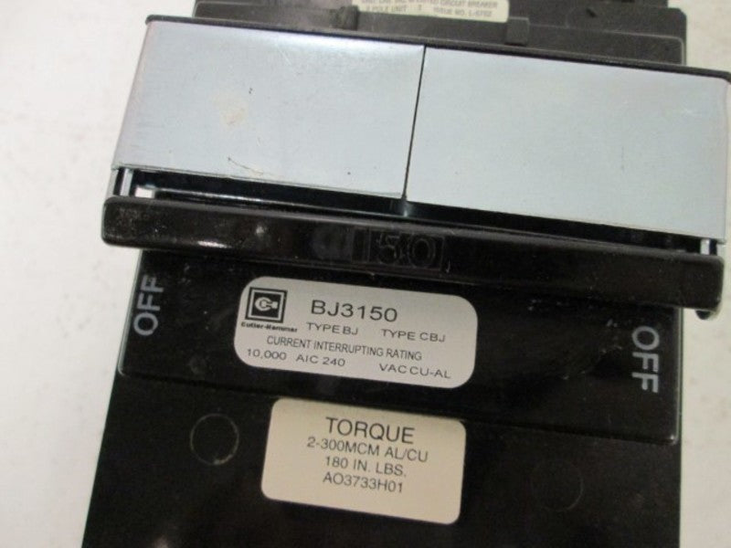 Cutler Hammer BJ3150  NSFP * GENUINE * BJ3150  Eaton Westinghouse