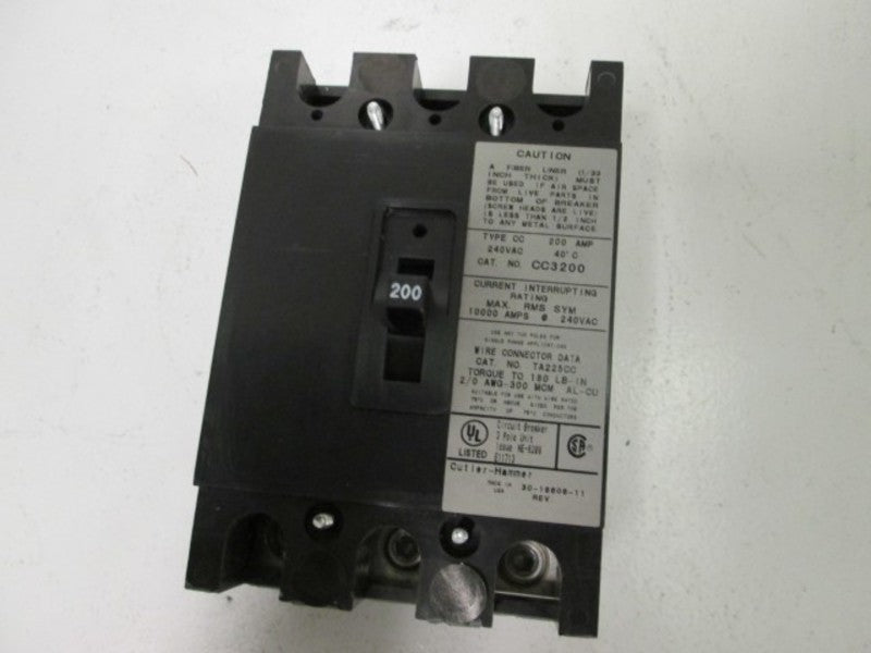 Cutler Hammer CC3200 NSFP * GENUINE * Eaton Westinghouse
