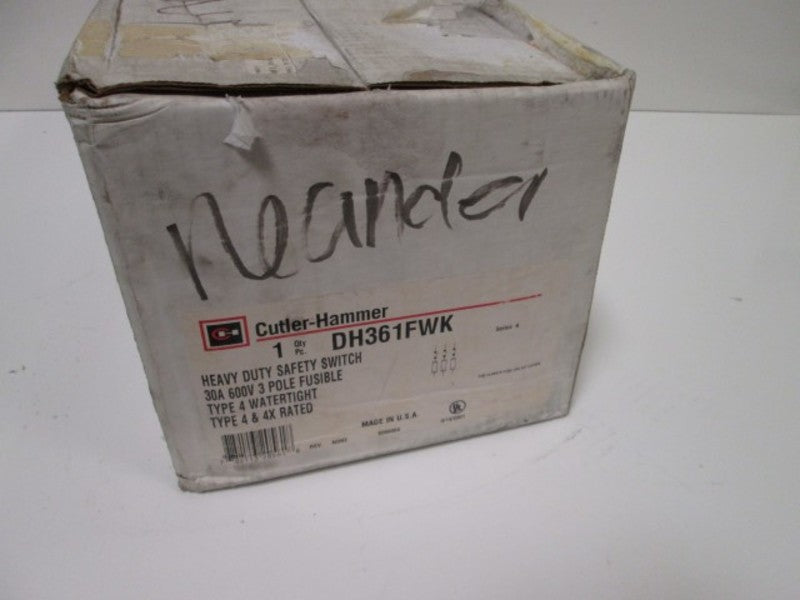 Cutler Hammer DH361FWK  NSNP ** GENUINE ** DH361FWK  Eaton Westinghouse