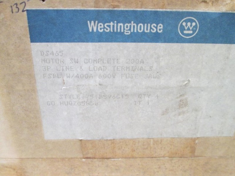 Cutler Hammer DS465 NSFP ** GENUINE ** Eaton Westinghouse