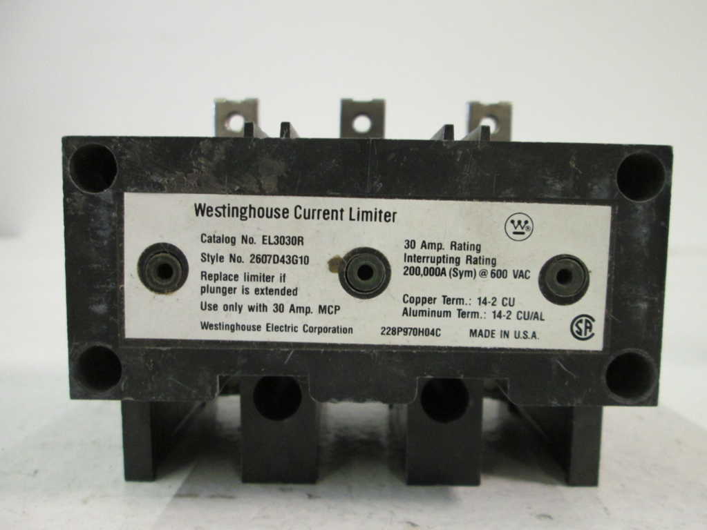 Cutler Hammer EL3030R NSFP * GENUINE * Eaton Westinghouse