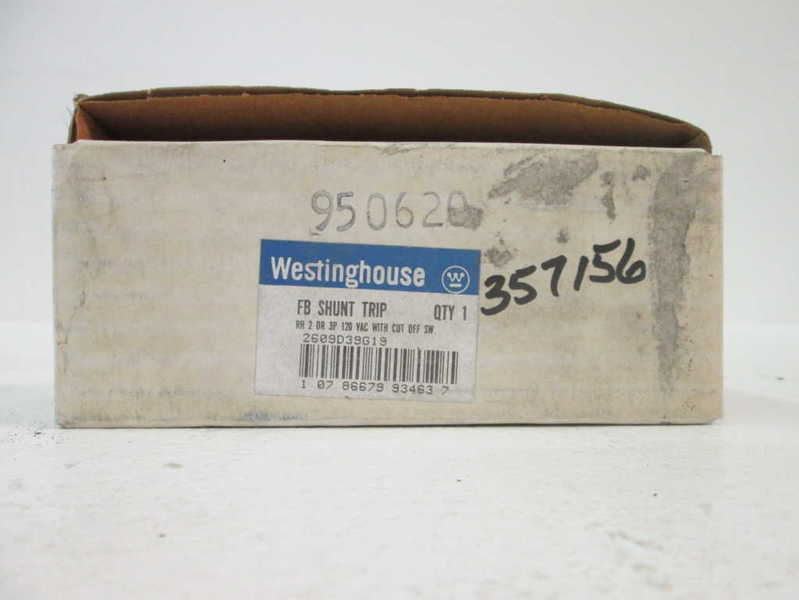 Cutler Hammer Eaton 2609D39G19  NSFP ** GENUINE **  Westinghouse 2609D39 G19