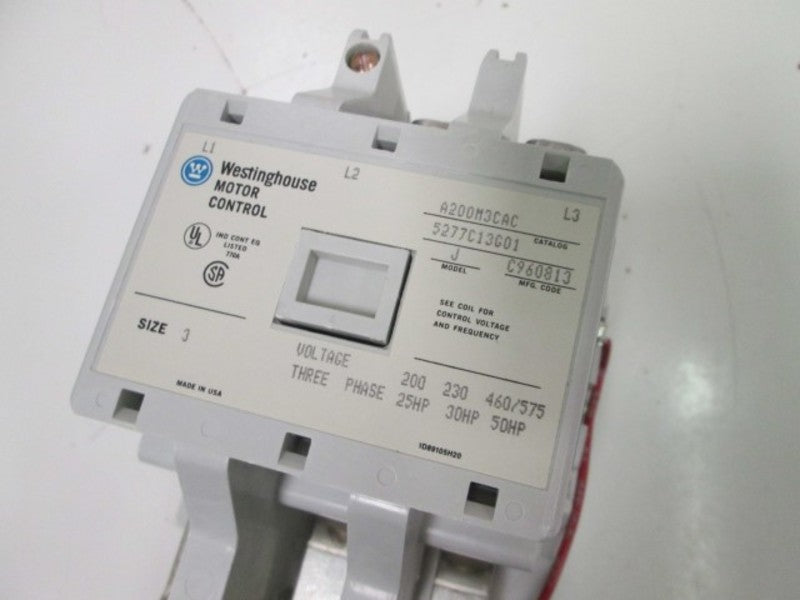 Cutler Hammer Eaton A200M3CAC NSFP ** GENUINE ** Westinghouse CH A200M 3CAC