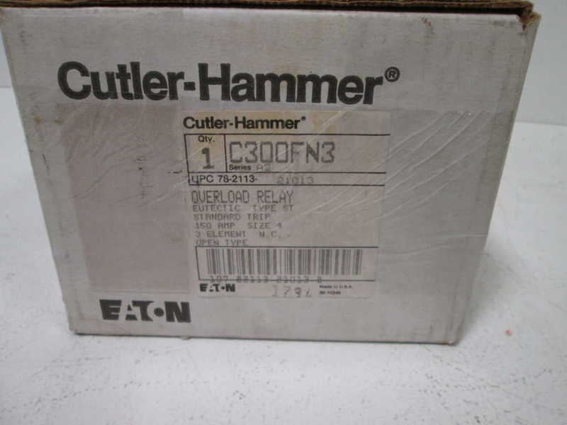 Cutler Hammer Eaton C300FN3 NSFP ** GENUINE ** Westinghouse CH