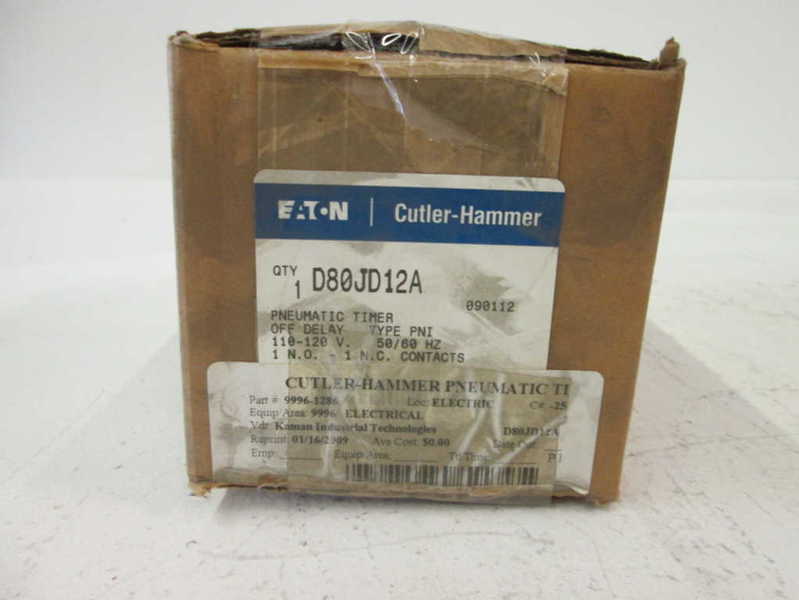 Cutler Hammer Eaton D80JD12A NSFP ** GENUINE ** Westinghouse CH D80 JD 12A