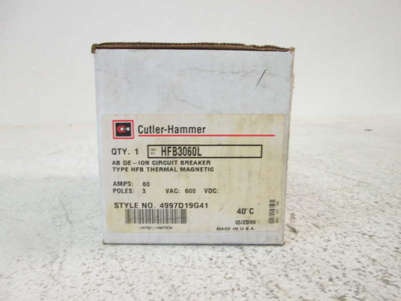 Cutler Hammer HFB3060L NSFP * GENUINE * HFB3060L  Eaton Westinghouse