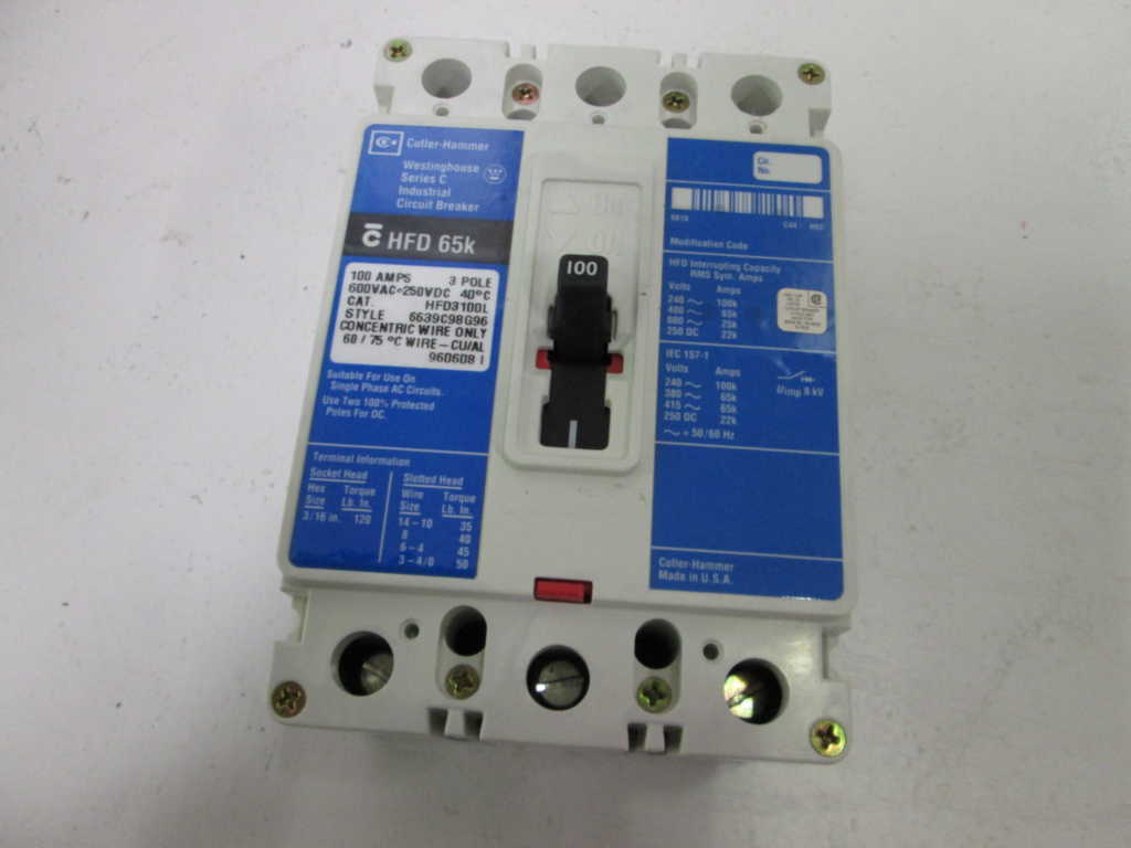 Cutler Hammer HFD3100L NSFP * GENUINE * Eaton Westinghouse