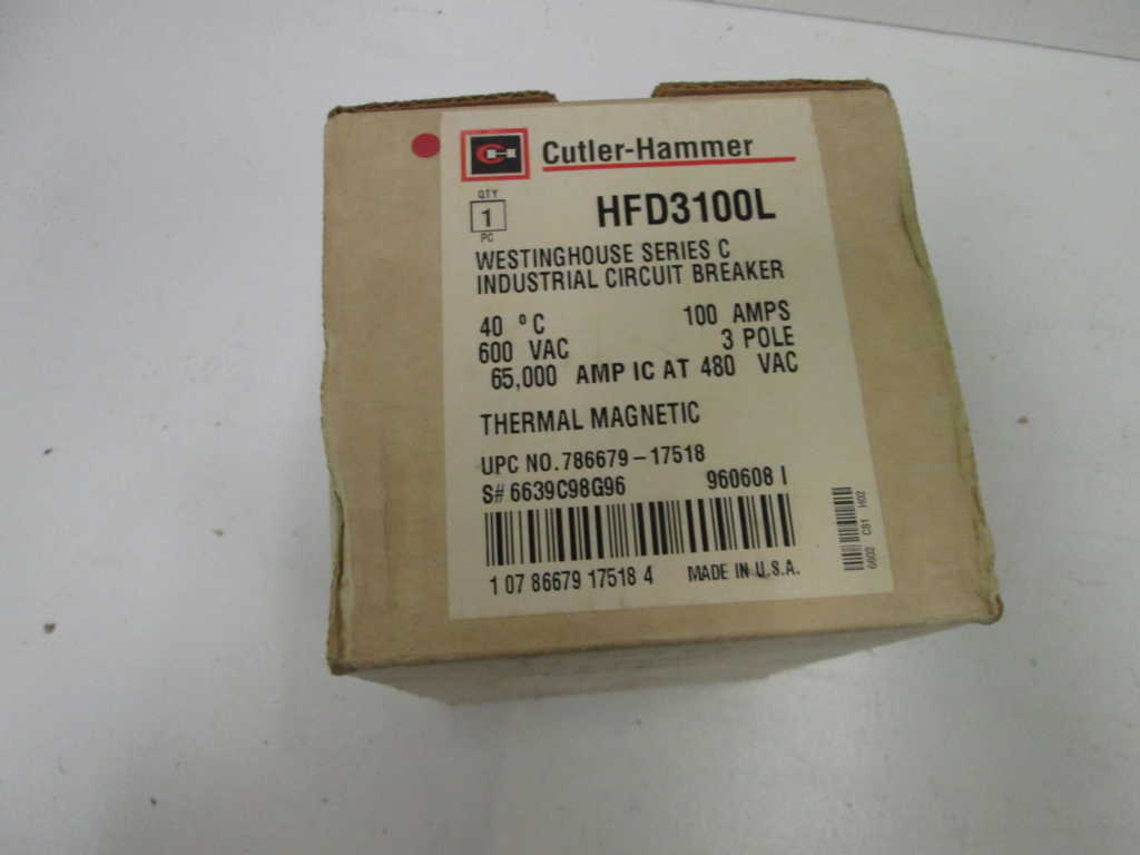 Cutler Hammer HFD3100L NSFP * GENUINE * Eaton Westinghouse