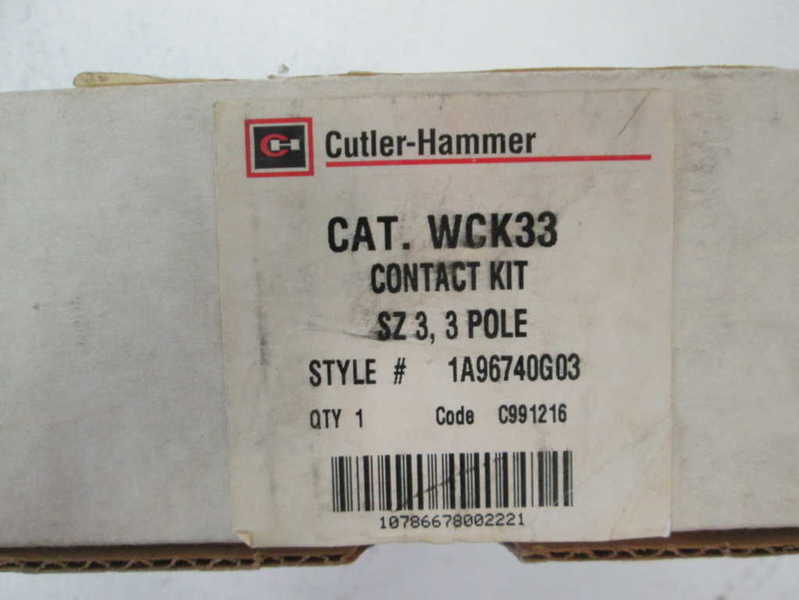 Cutler Hammer WCK33 NSFP * GENUINE * Eaton Westinghouse