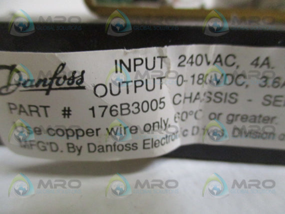 DANFOSS 176B3005 DRIVE *NEW NO BOX*