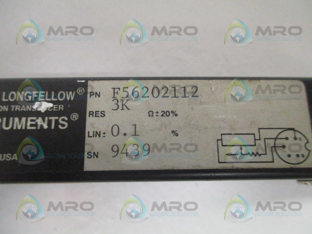 DATA INSTRUMENTS F56202112 POSITION TRANSDUCER 3KOHMS *NEW NO BOX*