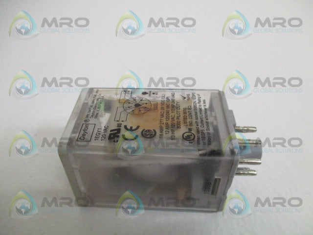 DAYTON 1EGY1 RELAY 120VAC *USED*