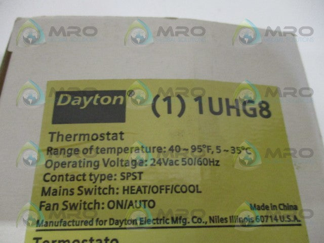 DAYTON 1UHG8 PROGRAMMABLE THERMOSTAT *NEW IN BOX*