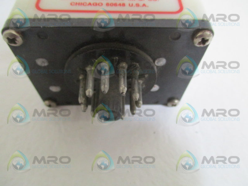 DAYTON 6X154E SOLID STATE TIME DELAY RELAY 1.8-180 SEC *USED*