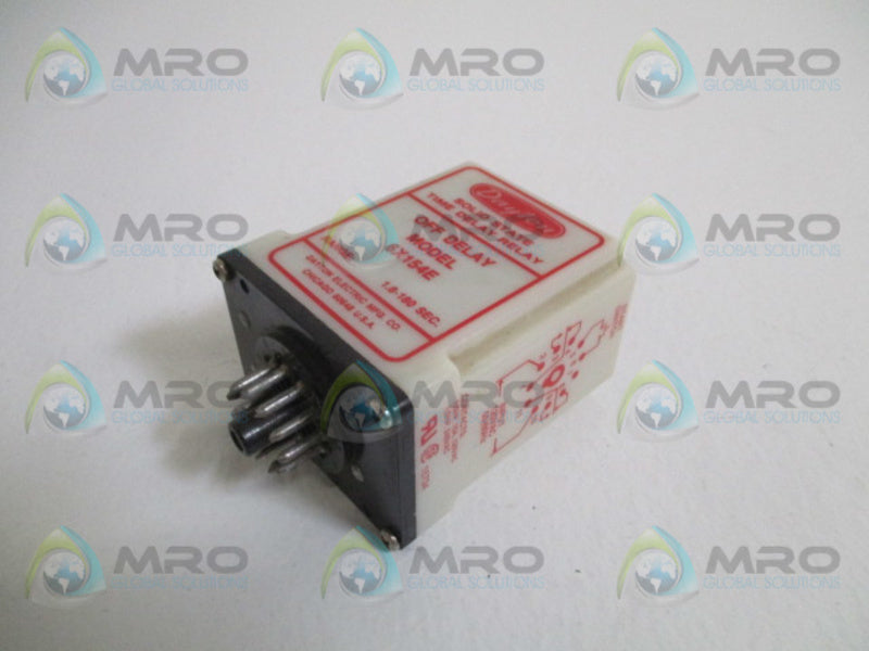 DAYTON 6X154E SOLID STATE TIME DELAY RELAY 1.8-180 SEC *USED*