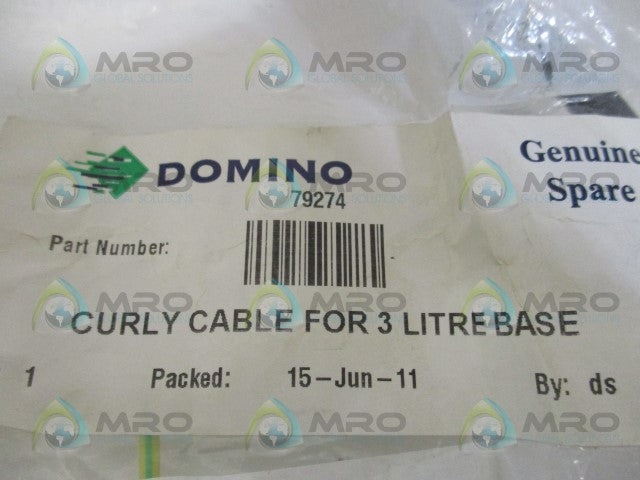 DOMINO 79274 79274ISS1 CURLY CABLE *NEW IN FACTORY BAG*