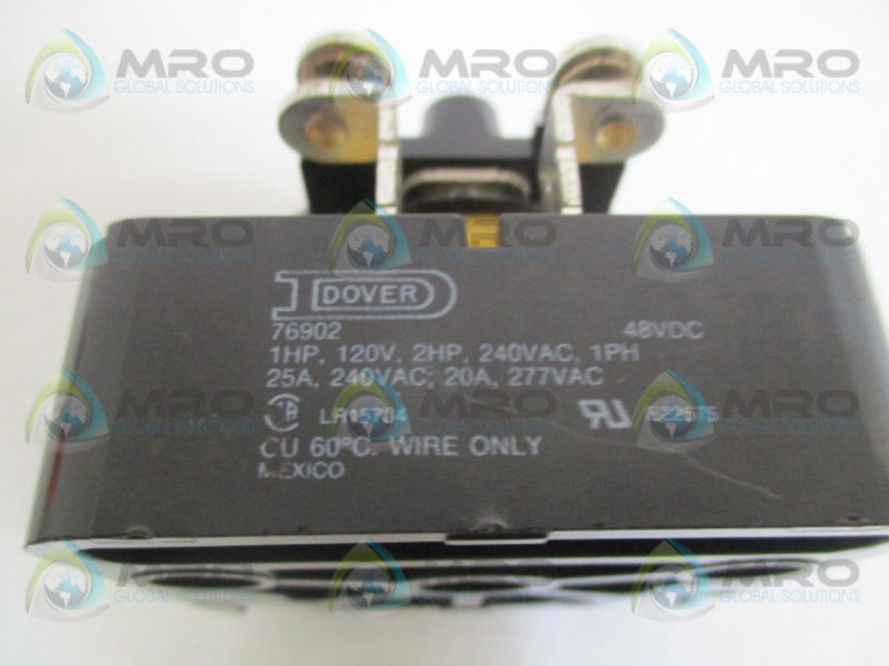 DOVER 76902 RELAY 48VDC *USED*