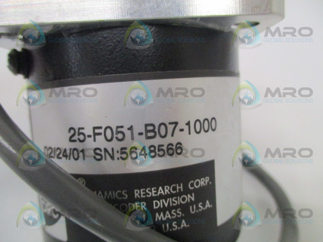 DYNAMICS RESEARCH 25-F051-B07-1000 ENCODER *NEW NO BOX*