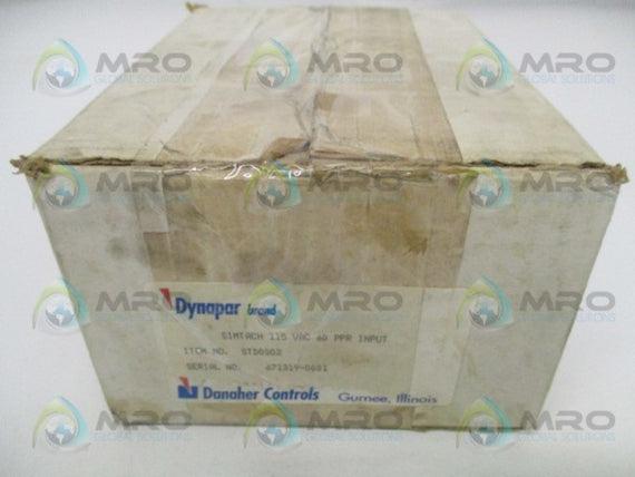 DYNAPAR SIMTACH STD0002 INPUT SPEED INDICATOR 115VAC *NEW IN BOX*