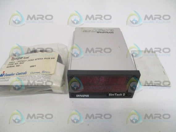 DYNAPAR SIMTACH STD0002 INPUT SPEED INDICATOR 115VAC *NEW IN BOX*