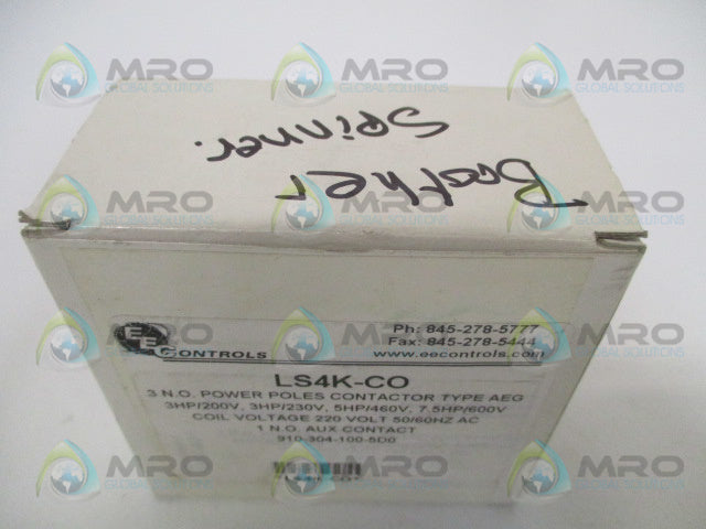AEG LS4K.10 CONTACTOR 220V *NEW IN BOX*