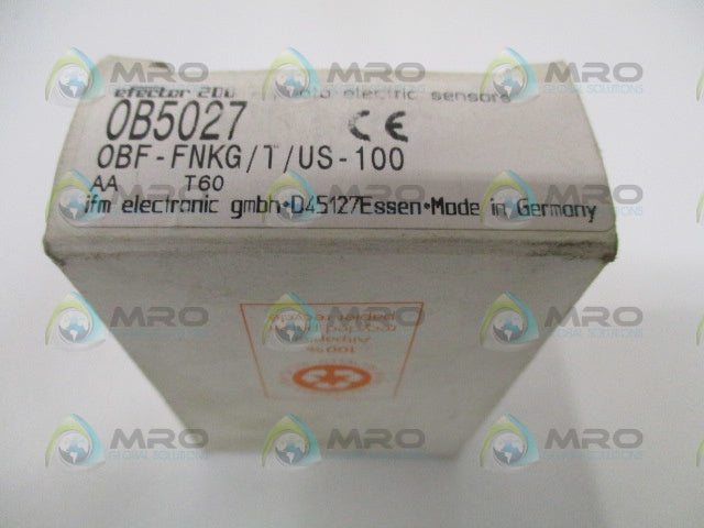 IFM EFECTOR OB5027 FIBER OPTIC AMPLIFIER *NEW IN BOX*