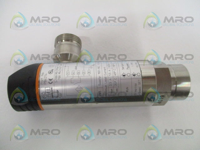 IFM EFECTOR PB4214 PRESSURE MONITOR *NEW IN BOX*