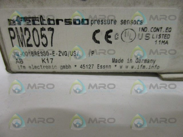IFM EFECTOR PM2057 PRESSURE SENSOR *NEW IN BOX*
