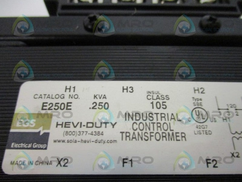 EGS HEVI-DUTY E250E  *NEW IN BOX*