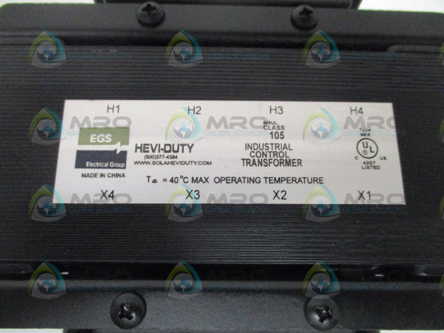 EGS HEVI-DUTY E150TE CONTROL TRANSFOMER 208/240/277/415/480V *NEW IN BOX*