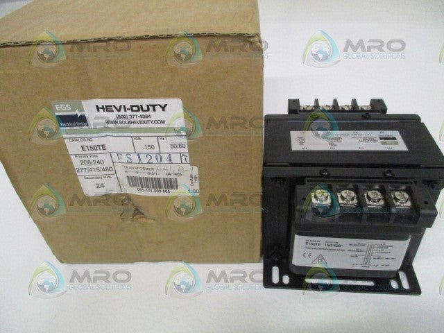 EGS HEVI-DUTY E150TE CONTROL TRANSFOMER 208/240/277/415/480V *NEW IN BOX*