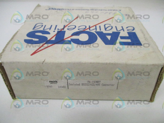FACTS FA-ISONET ISOLATED CONVERTER *NEW IN BOX*